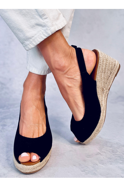 Espadrilles en plastique NEVIL NOIR