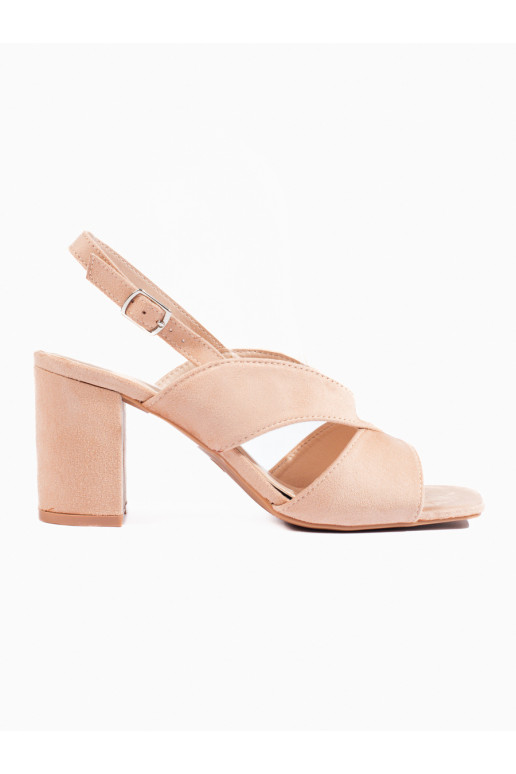 Chaussures en daim beige Vinceza