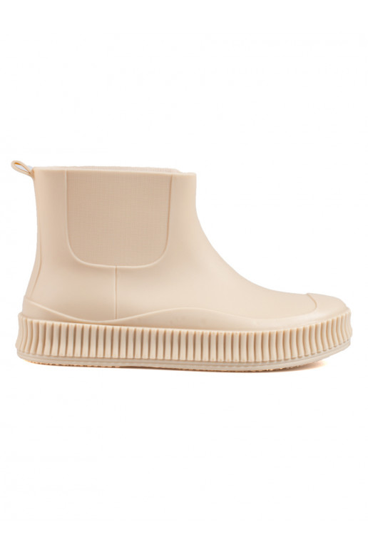 rubberen schoenen beige Shelovet rubberen schoenen beige Shelovet
