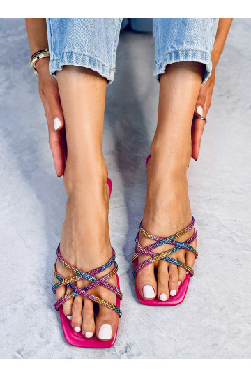 Chaussons REXHA rose