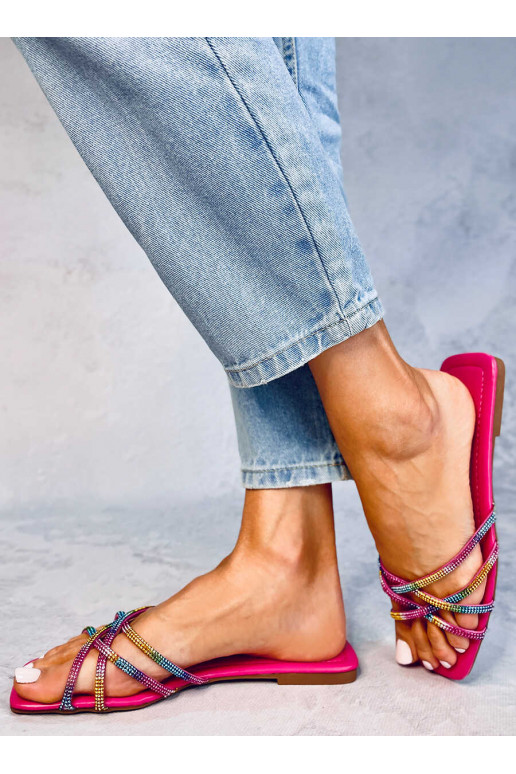 Chaussons REXHA rose