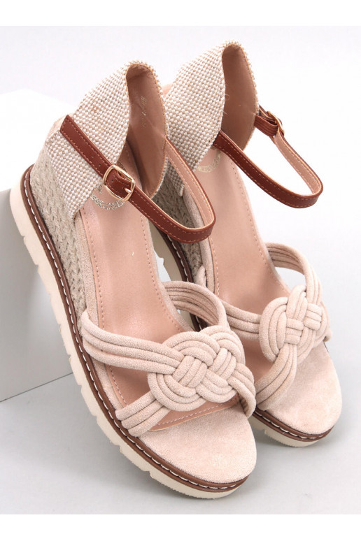 Sandales à plateforme couleur beige TEDDER BEIGE