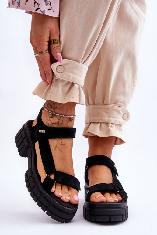 Bequeme Wildledersandalen Big Star in... Bequeme Wildledersandalen Big Star in...