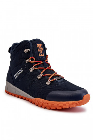 Chaussures de randonnée Memory Foam Big Star bleu foncé pour homme