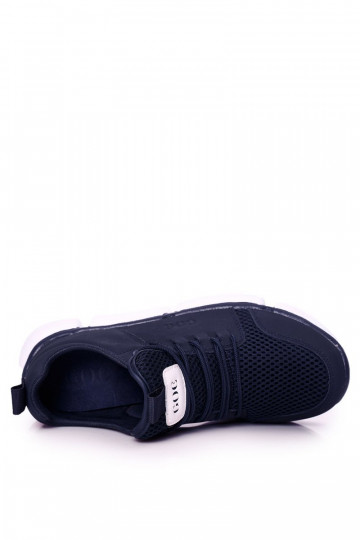 Dunkelblaue Sport-Sneaker-Schuhe für Herren 2