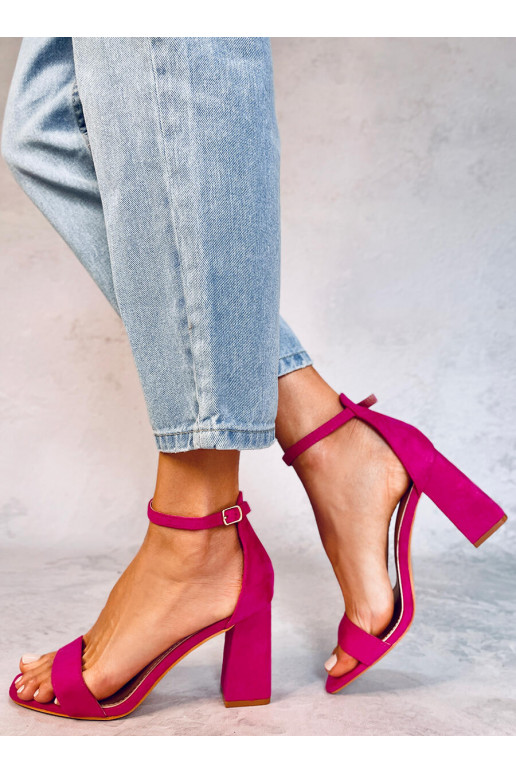 Rosa Schuhe mit hohen Absätzen AISHA