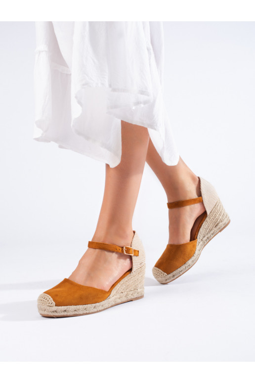 Shelovet bruine espadrilles Shelovet bruine espadrilles
