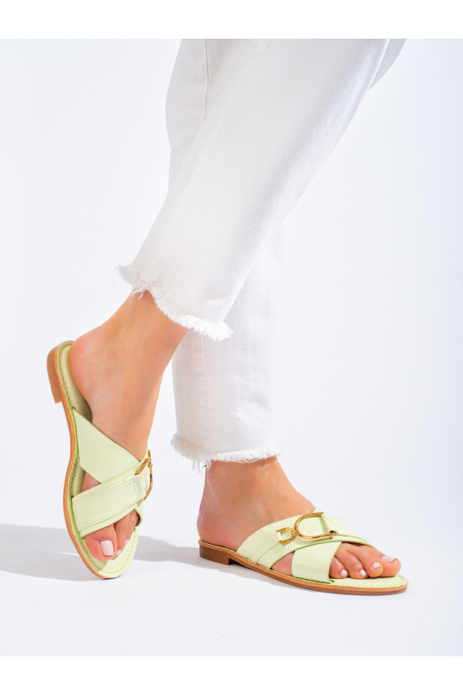 Chaussons femme couleur verte Shelovet Chaussons femme couleur verte Shelovet