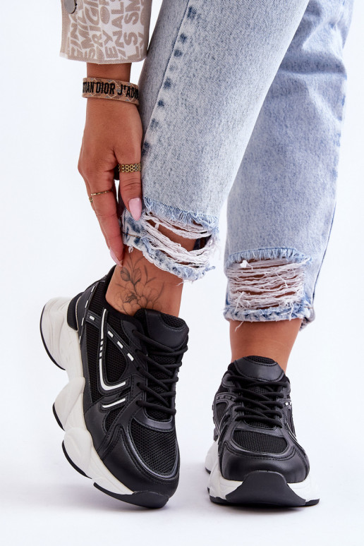 Zwarte Feluci-sneakers voor dames Zwarte Feluci-sneakers voor dames