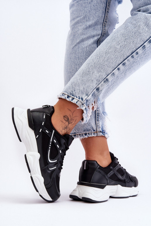 Zwarte Feluci-sneakers voor dames Zwarte Feluci-sneakers voor dames