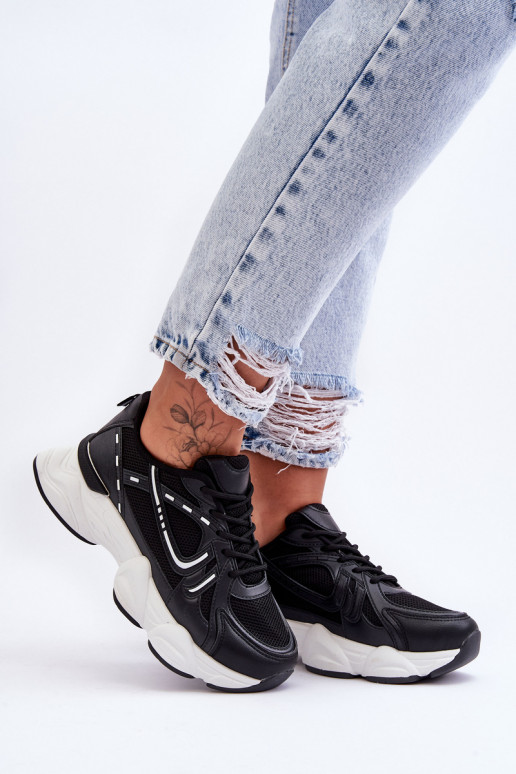 Zwarte Feluci-sneakers voor dames Zwarte Feluci-sneakers voor dames