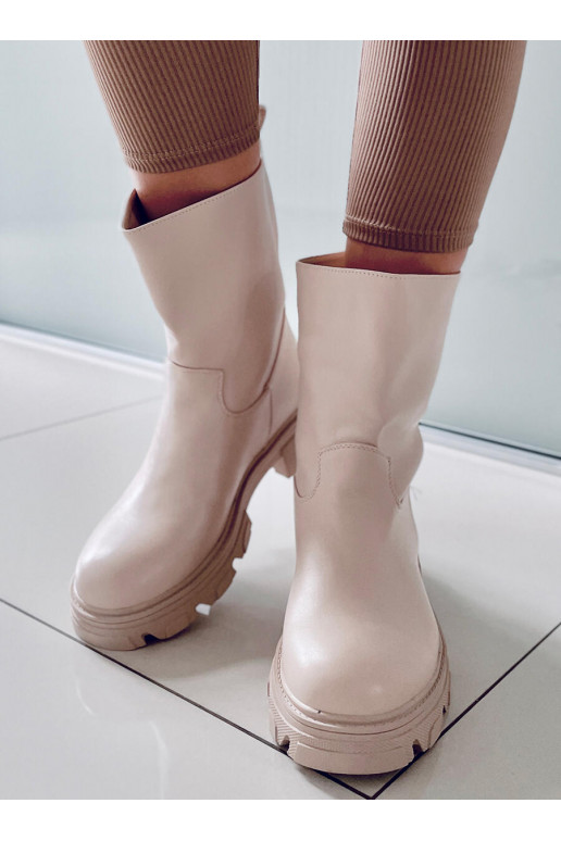 Bottines femme JOWITA BEIGE