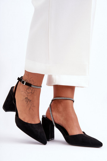 Chaussures en daim noir Lirosa 2