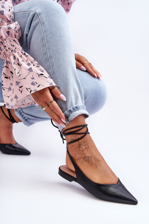 Ballerina's met linten in zwart Lilly... Ballerina's met linten in zwart Lilly...