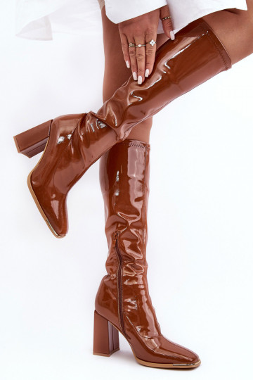 Chaussures en cuir laqué à... 2