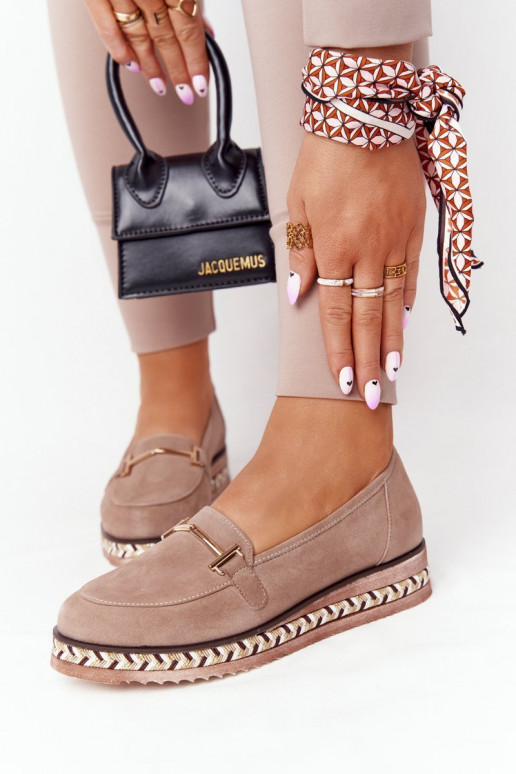 Mocassins avec plateforme de couleur... Mocassins avec plateforme de couleur...