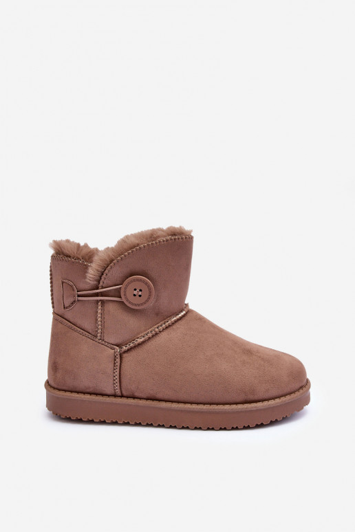 Bottes de neige chauffantes beige Siriol