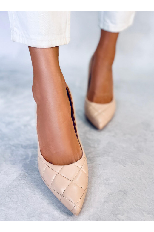 Schuhe mit dünnem Absatz RAQUEL NUDE