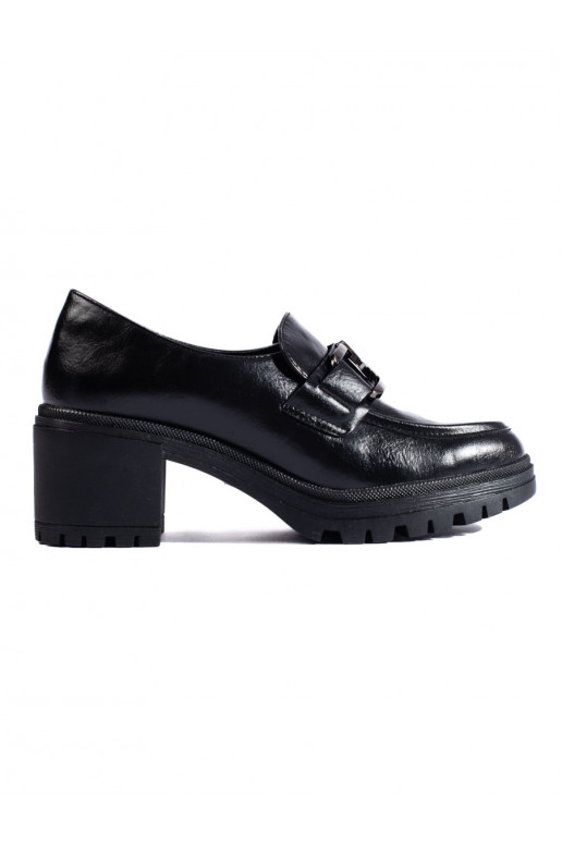 Schwarze Damenschuhe mit Absatz Shelovet Schwarze Damenschuhe mit Absatz Shelovet