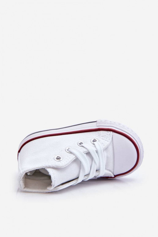 Chaussures pour enfants à semelles de couleur blanche Filemon