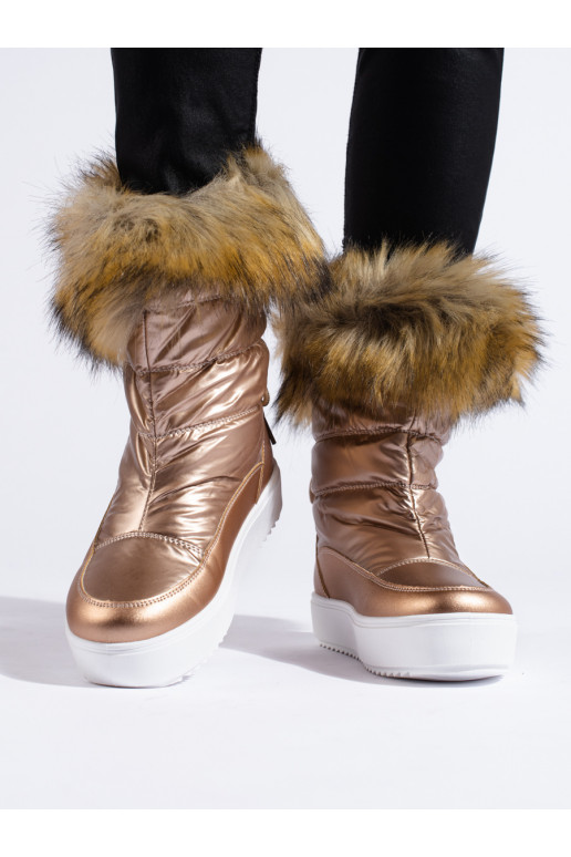 bottes de neige avec fourrure de... bottes de neige avec fourrure de...