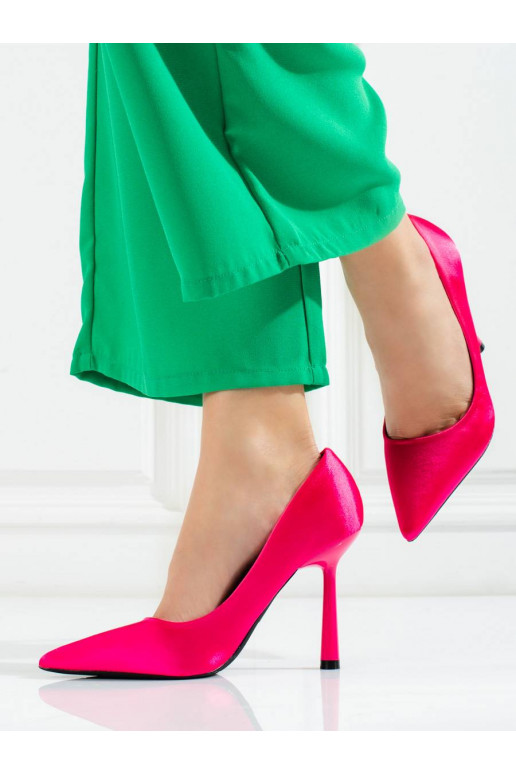 chaussure à talons hauts de couleur rose Vinceza