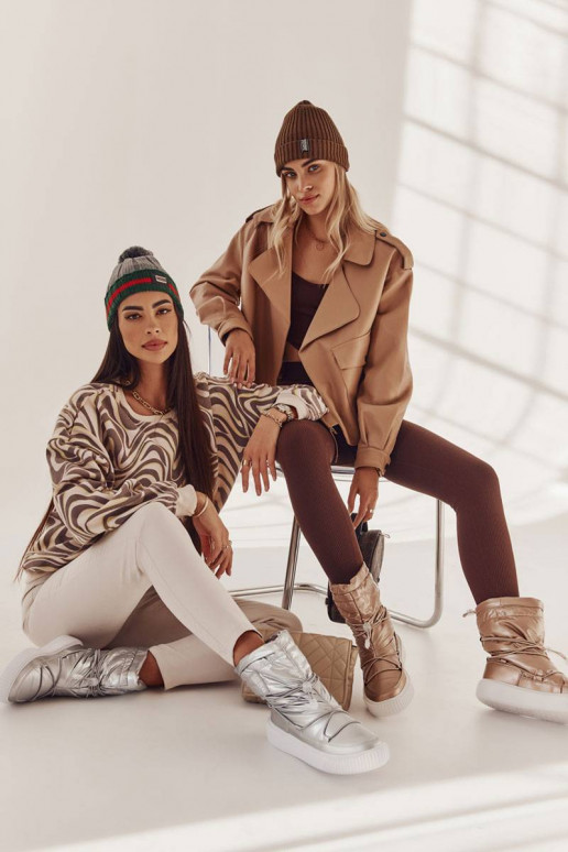 Botte de neige chauffante Big Star beige