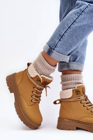 Stiefel mit Aufwärmfunktion in brauner Farbe Lynnvia 2
