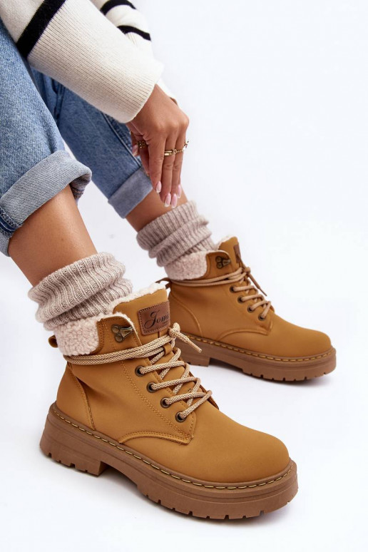 Stiefel mit Aufwärmfunktion in brauner Farbe Lynnvia