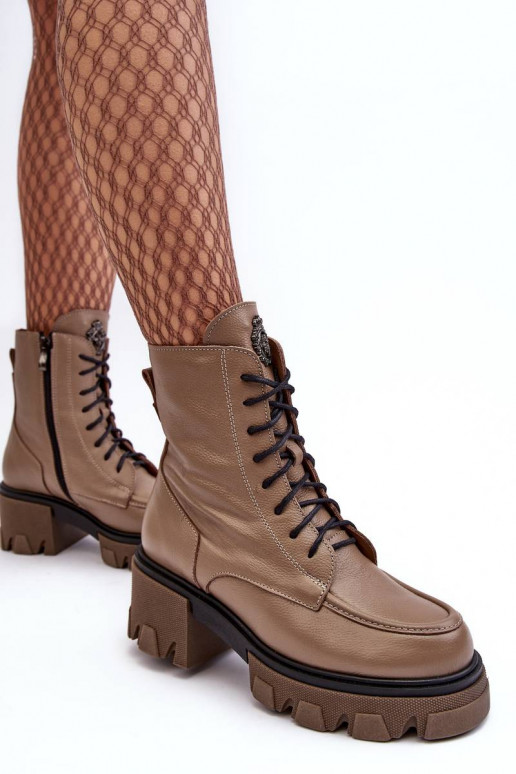 Bottes chauffantes couleur marron Rehin