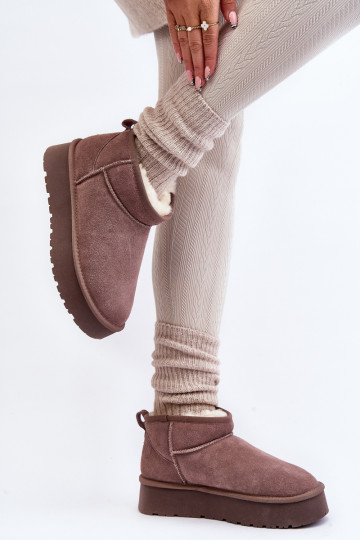 Boots de neige en daim... 2