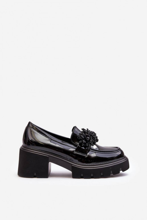 Dames lakleren schoenen met... Dames lakleren schoenen met...