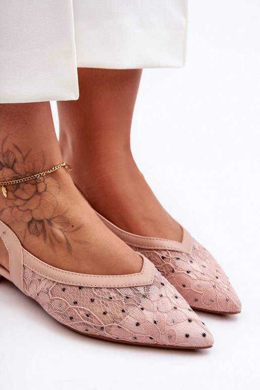 Ballerina's met stippen in de roze... Ballerina's met stippen in de roze...