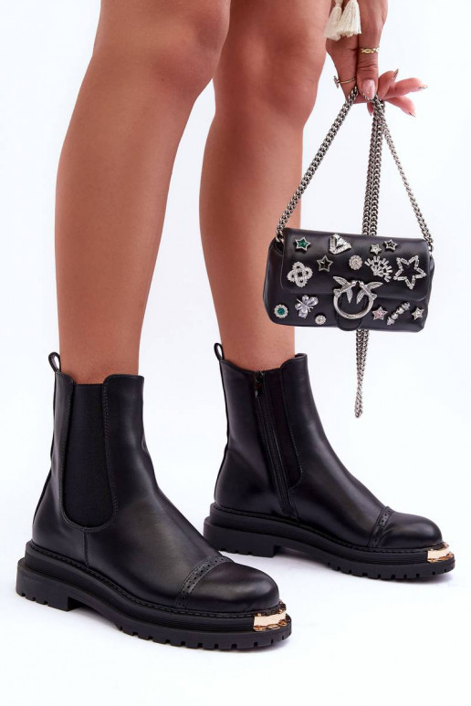 Damenstiefel in der Farbe Schwarz von... Damenstiefel in der Farbe Schwarz von...