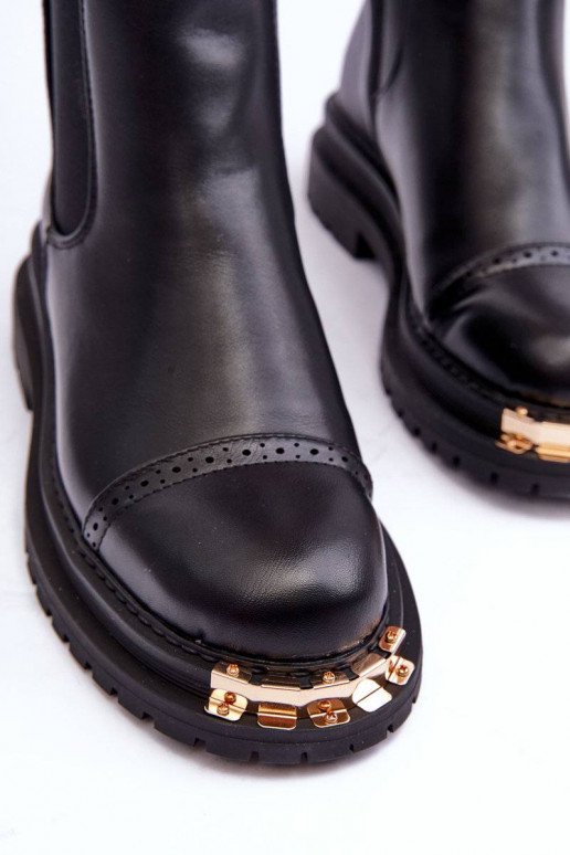 Dameslaarzen in de kleur zwart Nialee Dameslaarzen in de kleur zwart Nialee