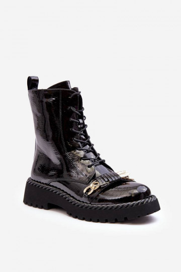 Bottines laquées avec... 2