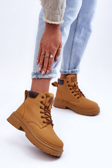 Beheizte Stiefel in brauner...