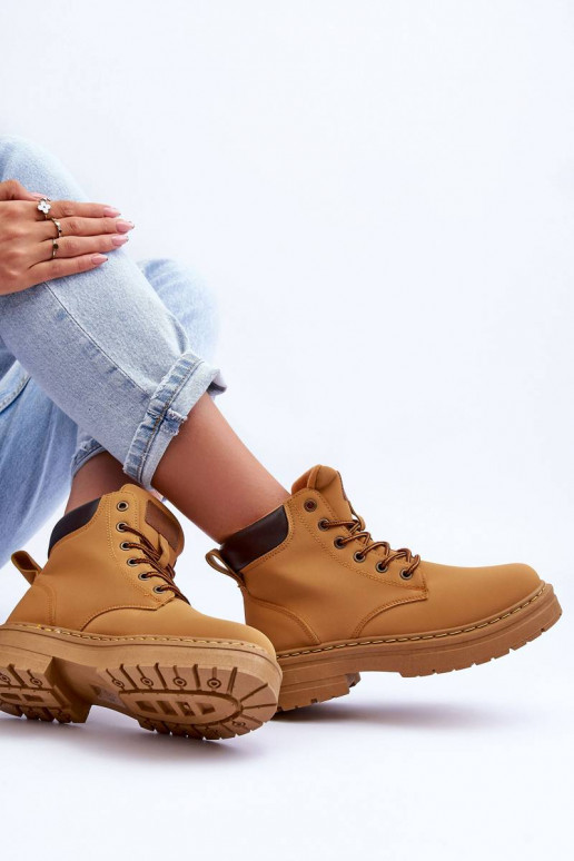 Verwarmde laarzen bruine kleur Corbin