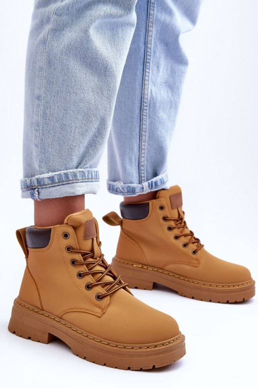 Verwarmde laarzen bruine kleur Corbin