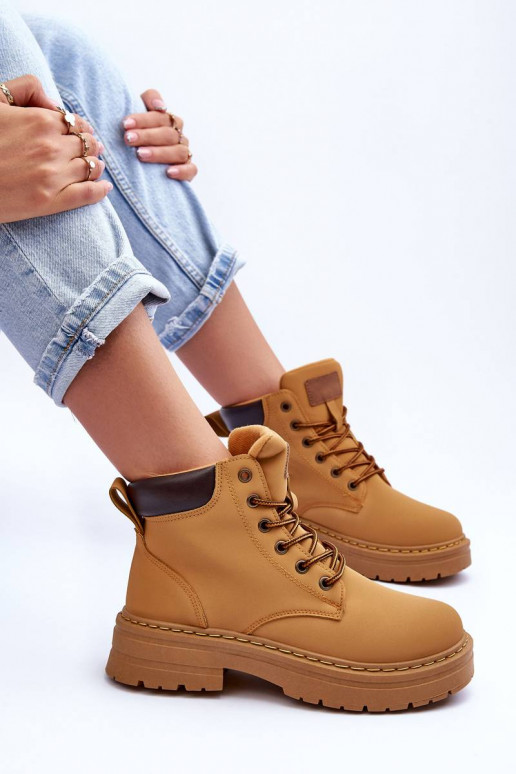 Verwarmde laarzen bruine kleur Corbin