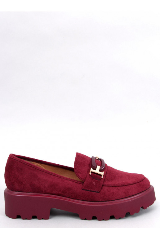 Suède damesmocassins RALFES MAROON