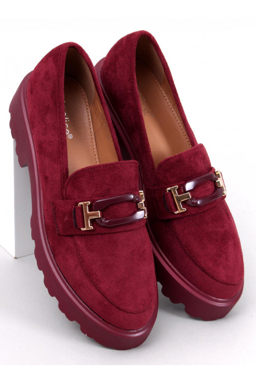 Mocassins femme en daim RALFES MAROON