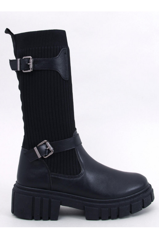 Bottes longues de couleur noire RHEA NOIR