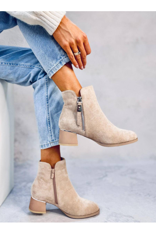 Bottines beige LEINES BEIGE