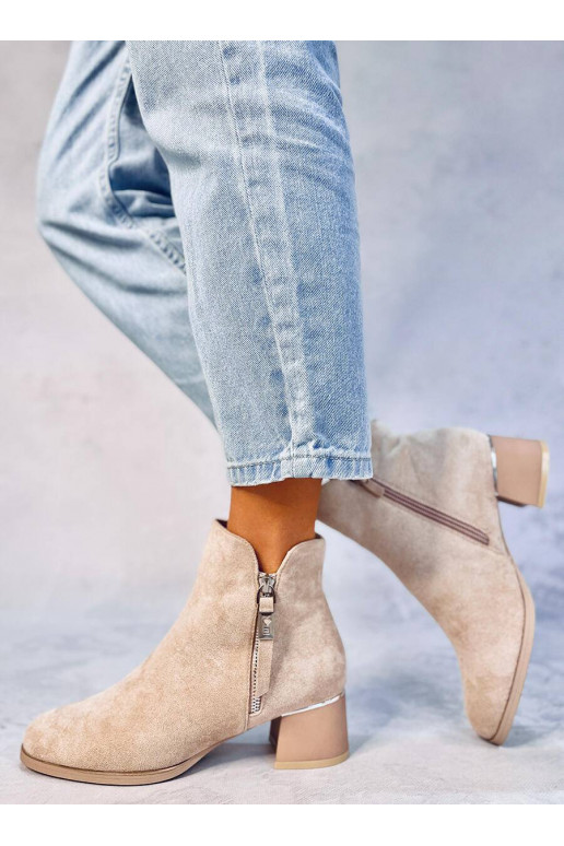 Bottines beige LEINES BEIGE