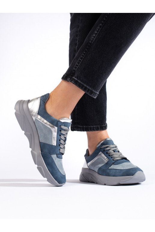 Chaussures de sport bleues Chaussures de sport bleues