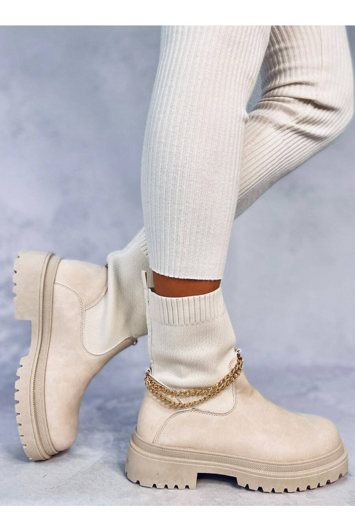 Beige JESSE BEIGE elastische...