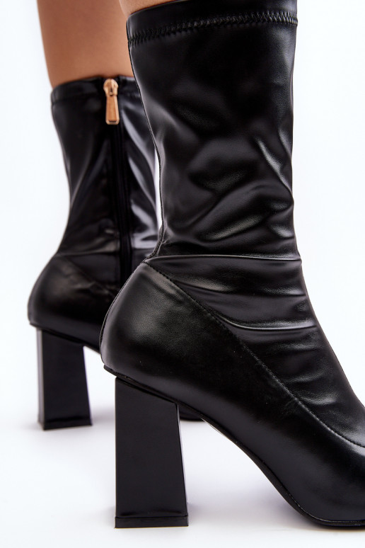 Schwarze Glavina-Stiefel für Damen Schwarze Glavina-Stiefel für Damen