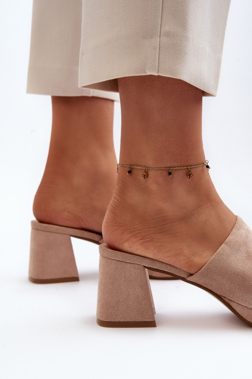 Sandales à talons beige Bralya Sandales à talons beige Bralya