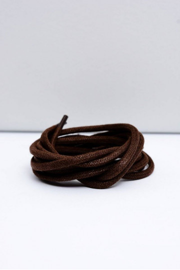Lacets Corbby cirés marron